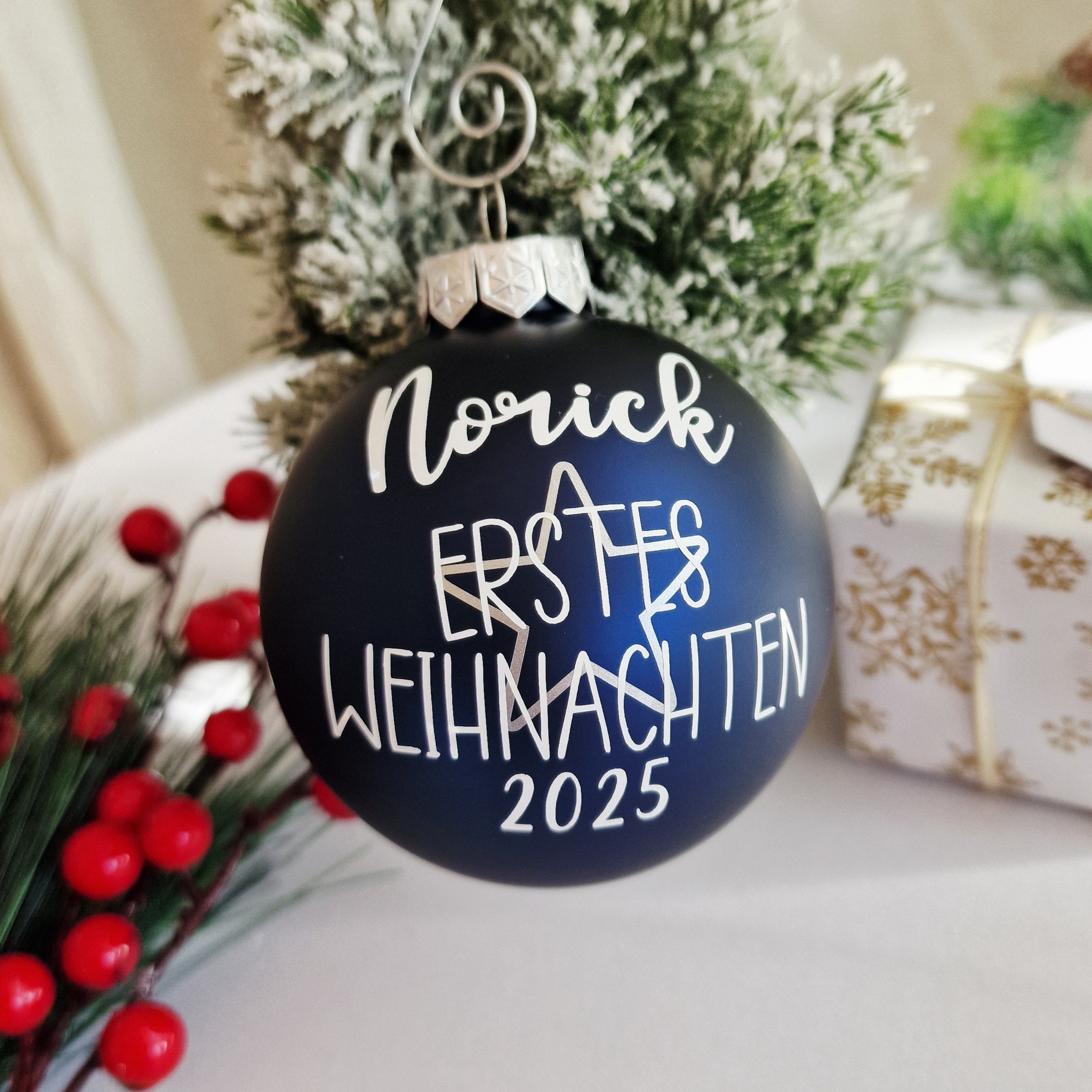 Weihnachtskugel Erstes Weihnachten