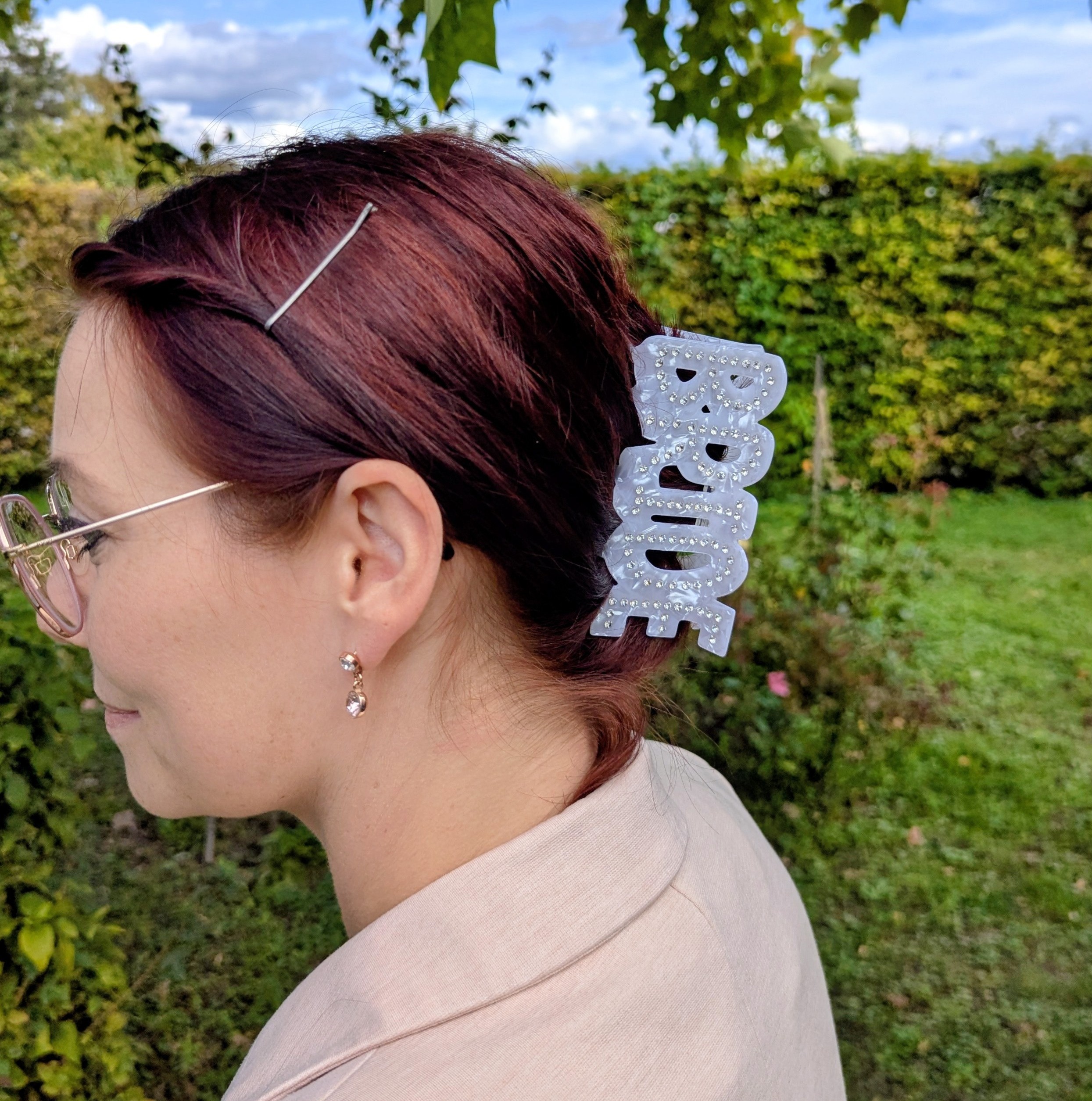 Haarklammer Bride mit Strass