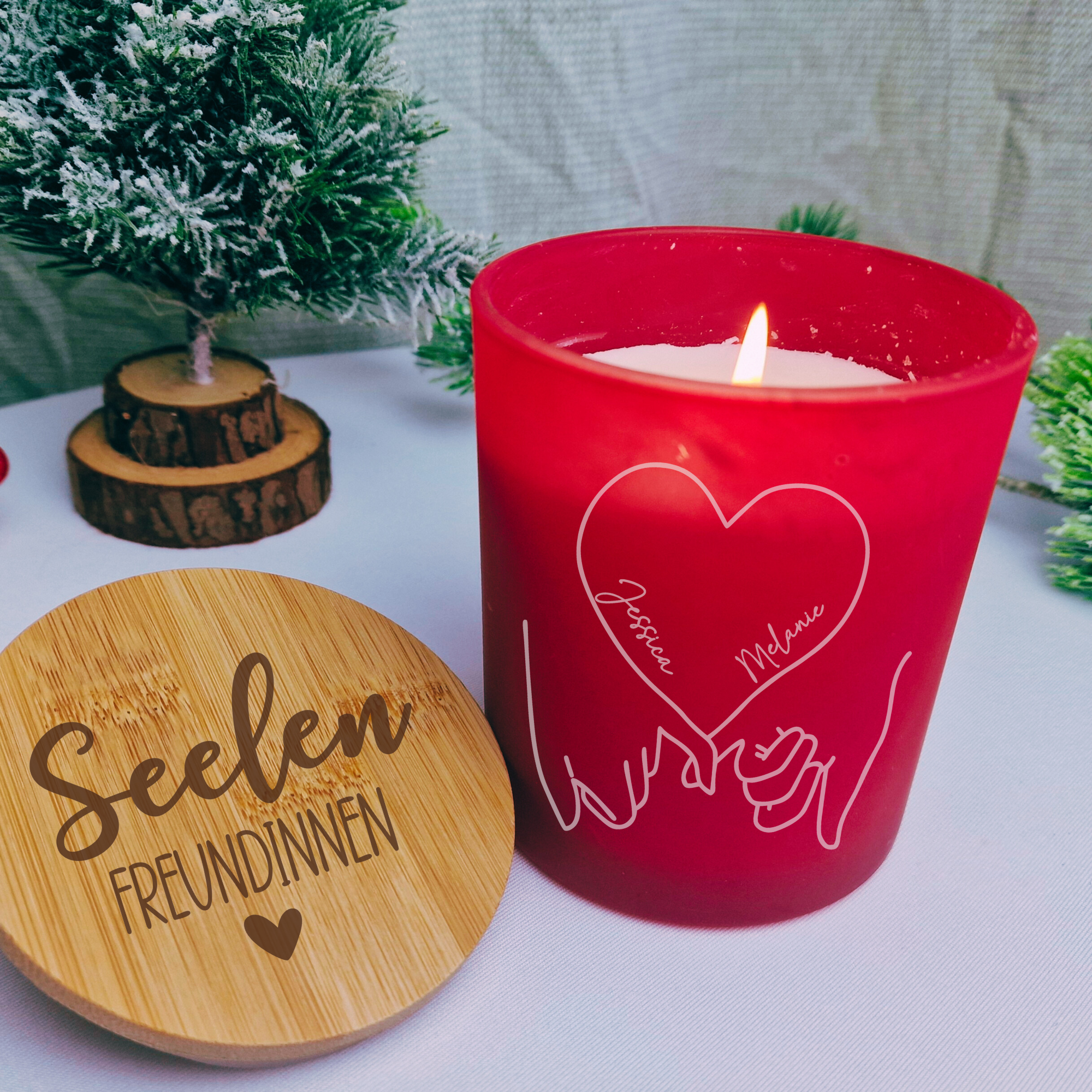 Kerze im Glas | Heart